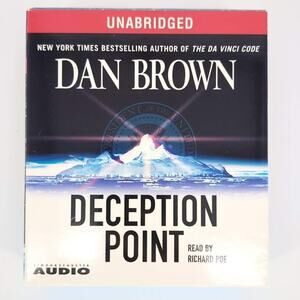 Deception Point AUDIO BOOK Novel by Dan Brown - 15 Compact Discs / CDs - GUC